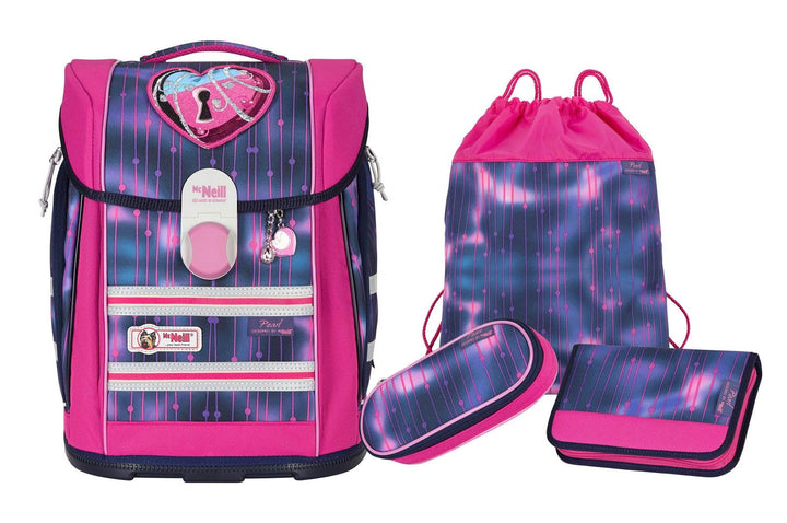 McNeill ERGO Primero McLight Schulranzen-Set 4tlg. Lila Einheitsgrösse, Lila Einheitsgrösse