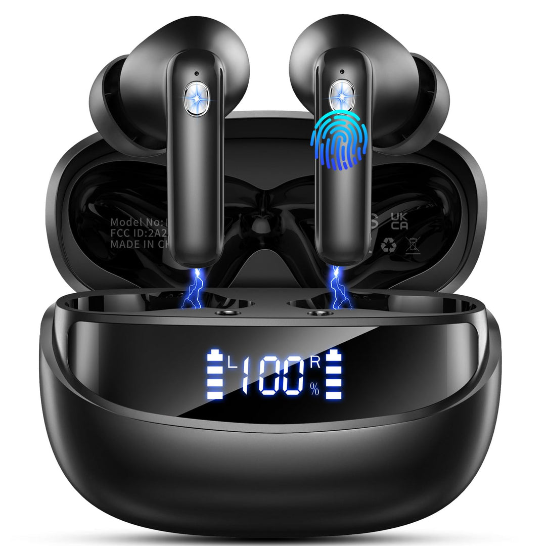 Bluetooth Kopfhörer, 2026 Kopfhörer Kabellos Bluetooth 5.4, 50 Std Spielzeit In Ear Kopfhörer mit 4