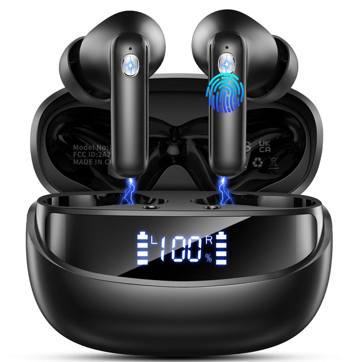 Bluetooth Kopfhörer, 2026 Kopfhörer Kabellos Bluetooth 5.4, 50 Std Spielzeit In Ear Kopfhörer mit 4