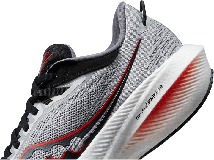 Saucony Herren Triumph 21 Sneaker, 46 EU Schwarzer Beton