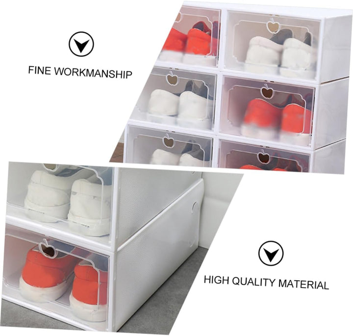 Cabilock 6stücke Transparente Schuhboxen Mit Grossem Fassungsvermögen Aufbewahrungsboxen Für Schuhe