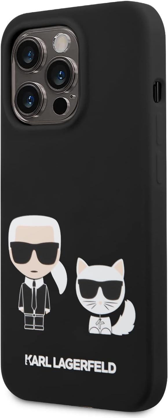 Karl Lagerfeld KLHMP14LSSKCK Hülle für iPhone 14 Pro 6,1" hardcase schwarz/Black