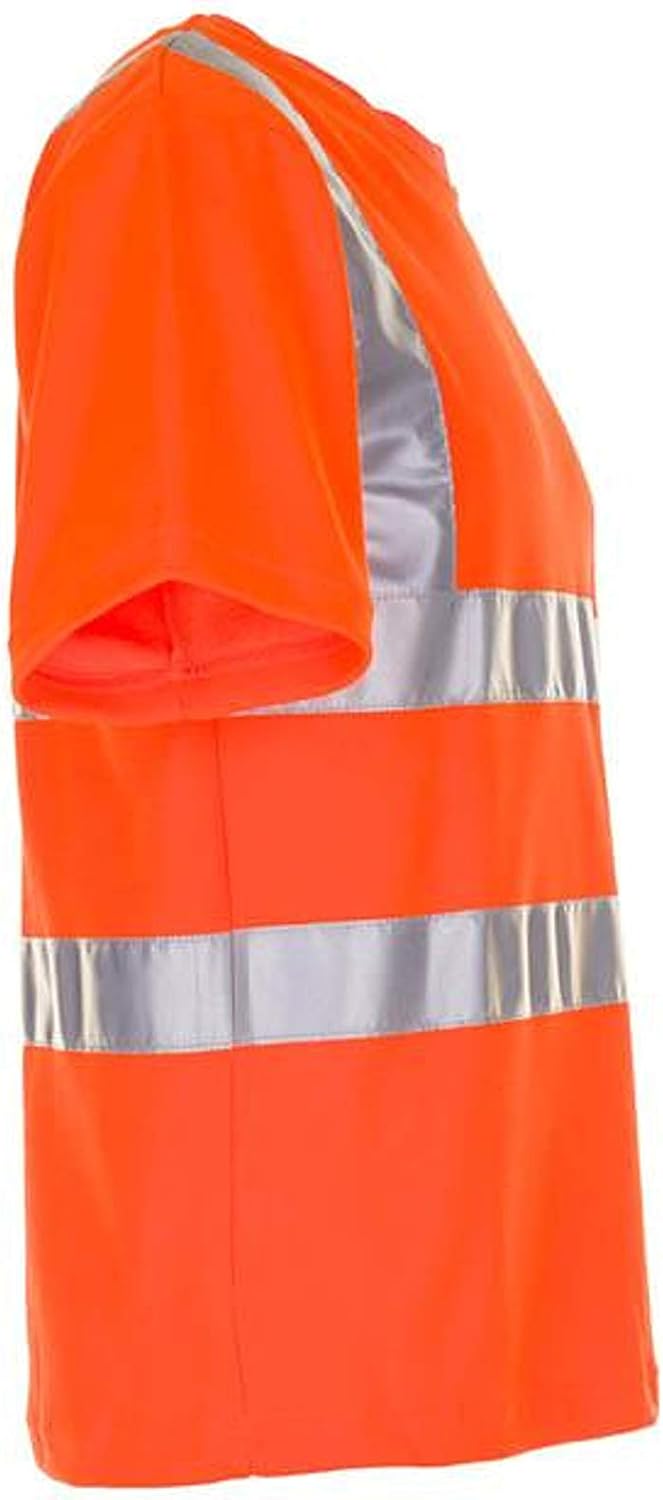 Planam Grösse 4XL Herren Warnschutz T-Shirt Uni Uni-orange Modell 2095 4XL Uni Orange, 4XL Uni Orang