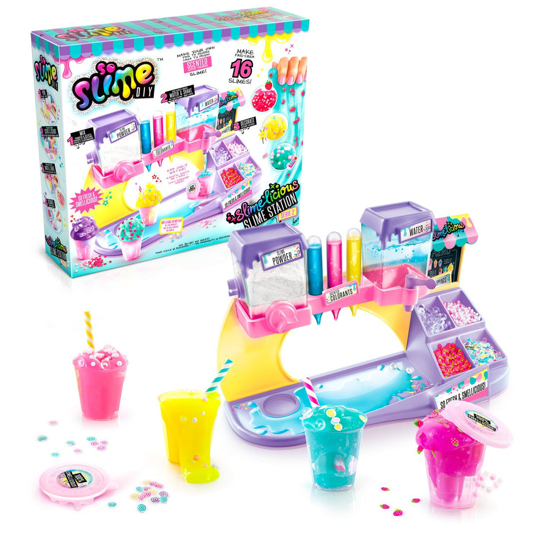Canal Toys - So Slime DIY - Slimelicious Slime Station Serie 2 - Slime-Set für Kinder mit 16 Slimes
