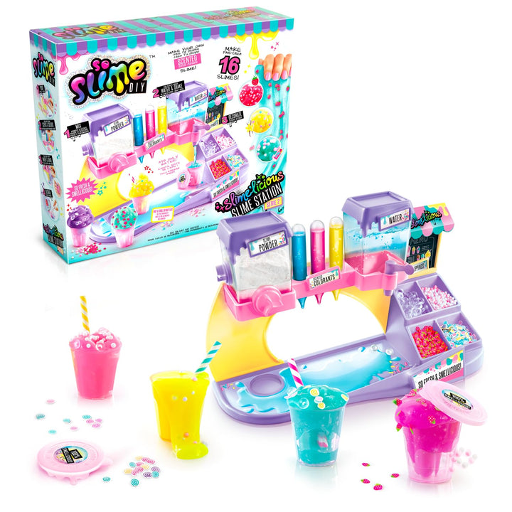 Canal Toys - So Slime DIY - Slimelicious Slime Station Serie 2 - Slime-Set für Kinder mit 16 Slimes