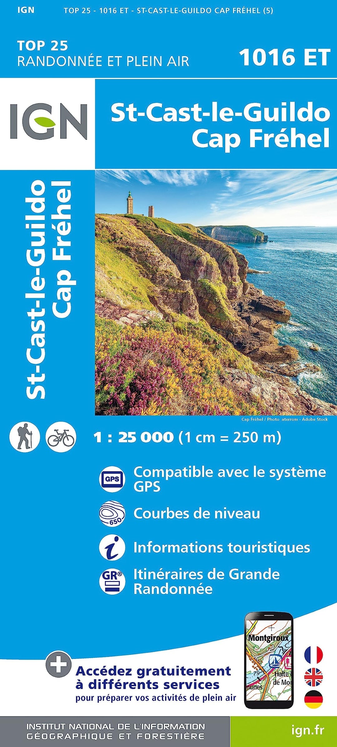 1016ET St-Cast-le-Guildo (TOP 25), Karte