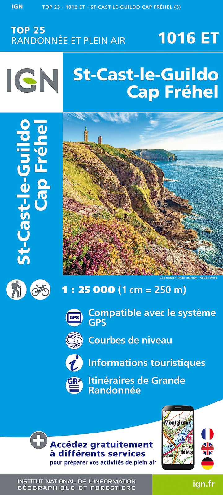 1016ET St-Cast-le-Guildo (TOP 25), Karte