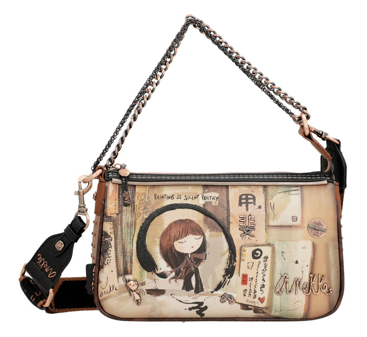 Anekke Shoen Black Umhängetasche 24 cm