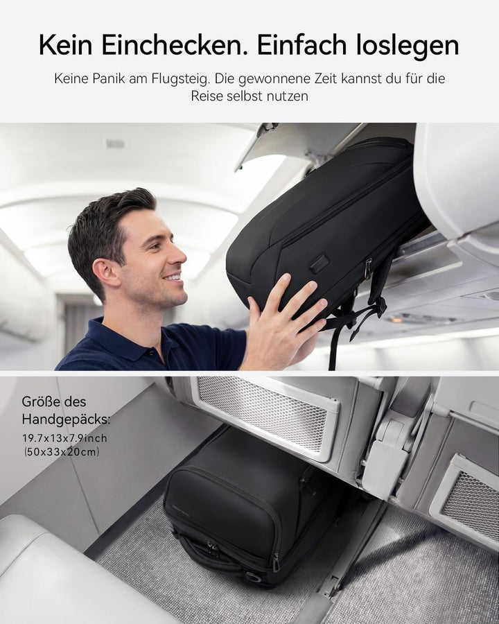 MARK RYDEN Grosse Kapazität Laptop Rucksack mit 17.3 Zoll/15.6 Zoll für Männer Multifunktionsrucksac