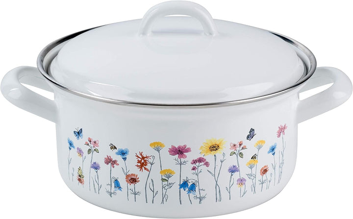 RIESS 0127-070 Kasserolle mit Deckel, Durchmesser 14 cm, Inhalt 0,75 Liter, COUNTRY, SONDEREDITION F