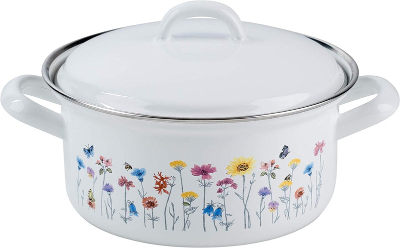 RIESS 0127-070 Kasserolle mit Deckel, Durchmesser 14 cm, Inhalt 0,75 Liter, COUNTRY, SONDEREDITION F