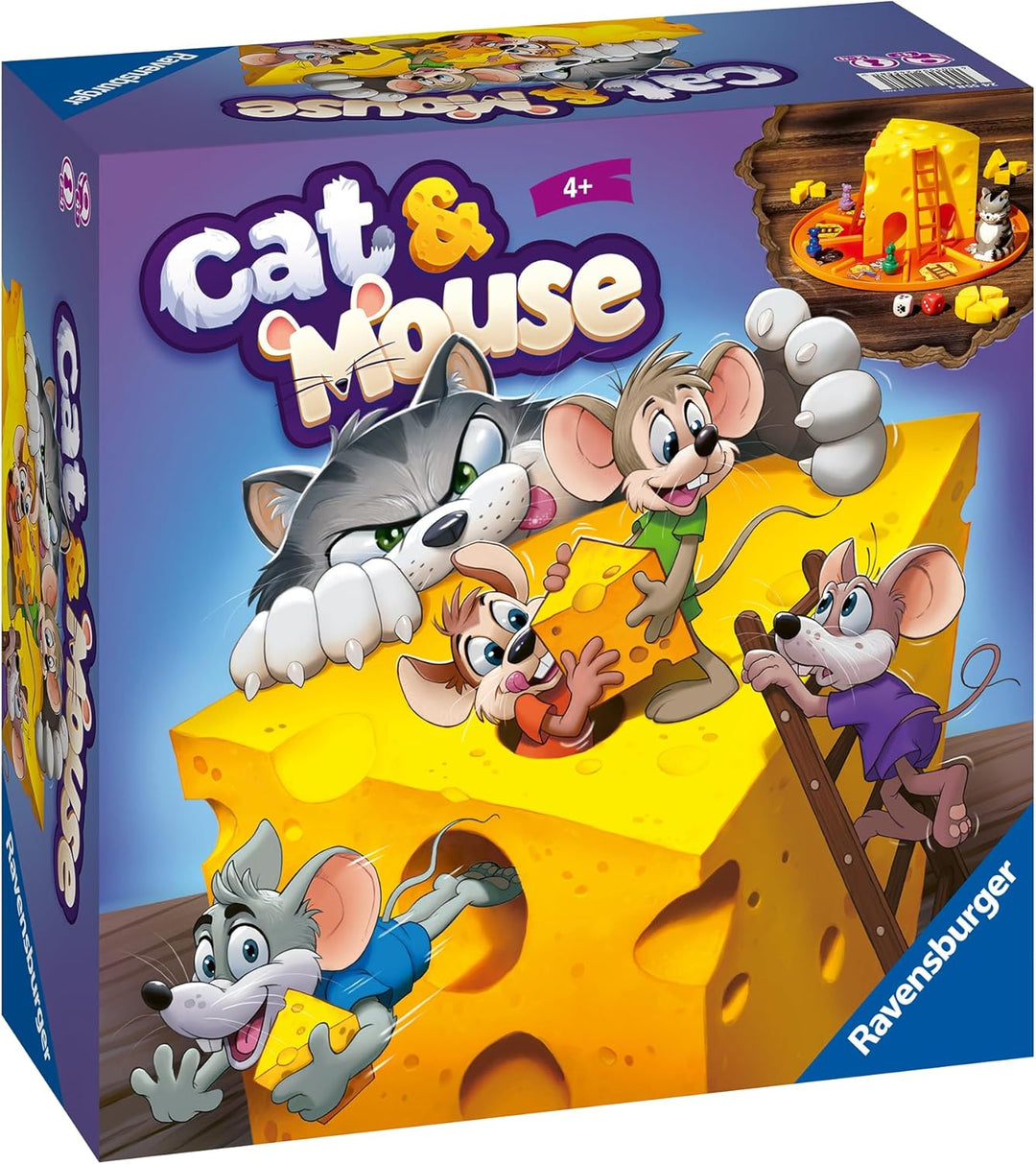 Ravensburger Katzen- und Maus-Brettspiele für Kinder ab 4 Jahren – 2 bis 4 Spieler – Kindergeschenke