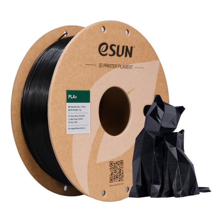 eSUN PLA+ Filament 1,75 mm, verstärkt Zähigkeit 3D-Drucker PLA Plus, Massgenauigkeit +/- 0,03 mm, 1