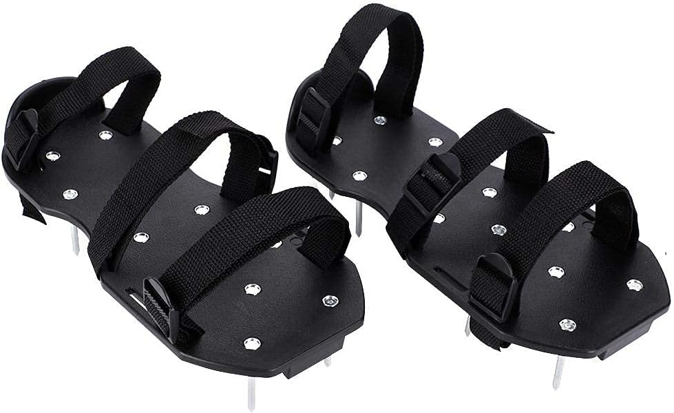 Wakects Rasenbelüfter, Schuhe zum Belüften Ihres Rasens oder Ihres Rasens (3 Straps) (3 Riemen) 1Pai