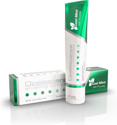OPALESCENCE Whitening Toothpaste Fluoride Cool Mint - 4 PACK - 4.7oz(133g) X 4 by Opalescence