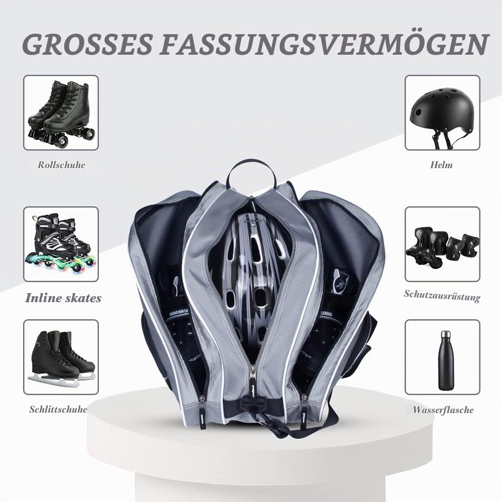VENTCY Inliner Tasche, Skischuhtasche Kinder, Rollschuhe Tasche, Tasche für Inliner, Eislauf Inliner