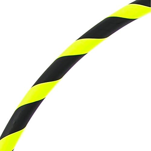 Faltbarer Anfänger Hula Hoop Reifen, Ø90/95/100/105cm Ø105cm Neon-Gelb, Ø105cm Neon-Gelb