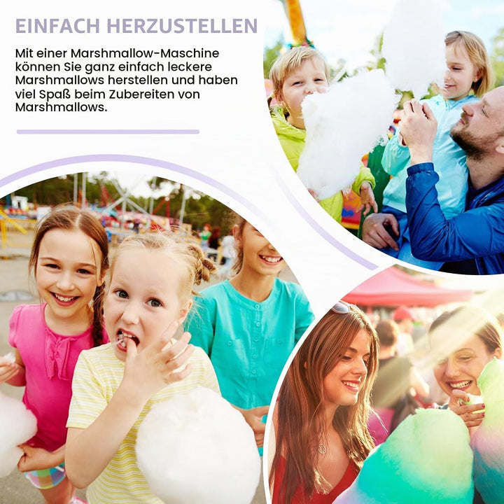 Zuckerwattemaschine, Retro Cotton Candy Machine 450 W, Zuckerwatte Maschine, Zuckerwattemaschinen Fü