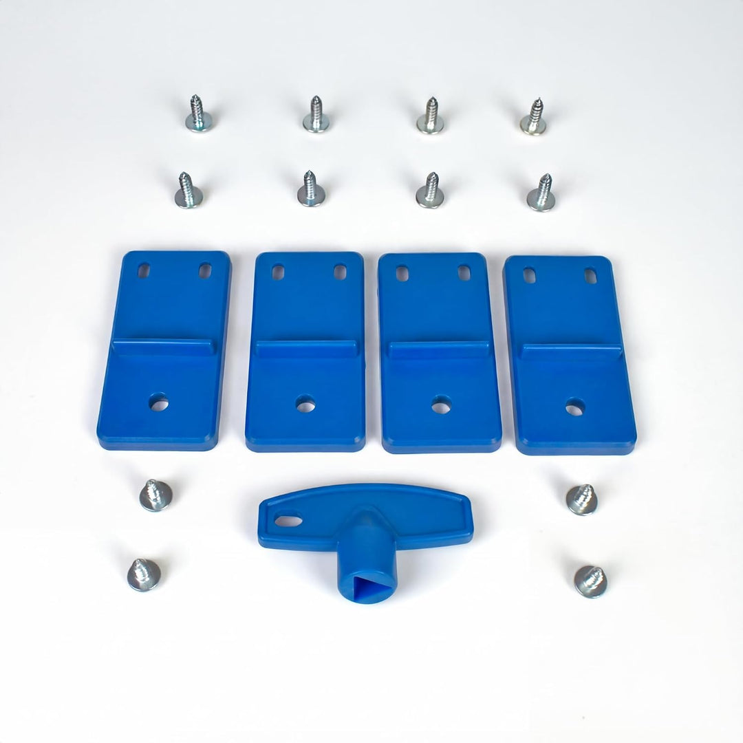 BOXEXPERT® Verteilerkasten aussen wasserdicht [ABS Kunststoff IP65 Gehäuse] blau (Serie Fleet) 400x3