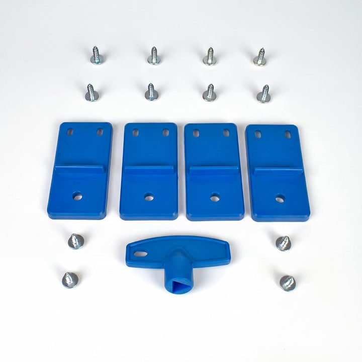 BOXEXPERT® Verteilerkasten aussen wasserdicht [ABS Kunststoff IP65 Gehäuse] blau (Serie Fleet) 400x3