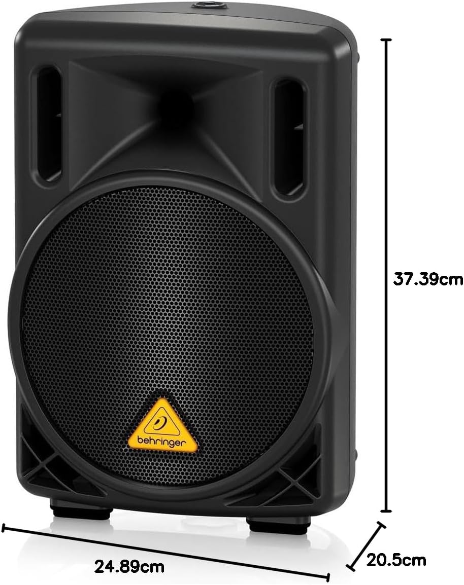 Behringer EUROLIVE B208D Aktives 200-Watt-2-Wege-PA-Lautsprechersystem mit 8-Zoll-Tieftöner und 1,35
