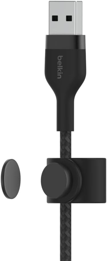 Belkin BoostCharge Pro Flex geflochtenes USB-A/Lightning-Kabel, 2 m, MFi-zertifiziertes Ladekabel fü