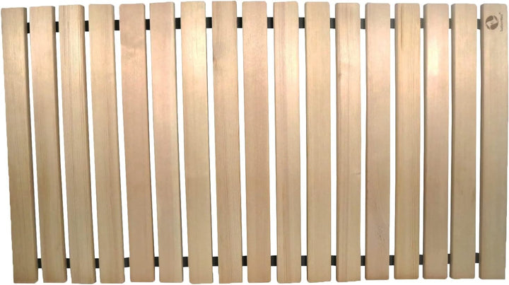 SudoreWell® Sauna Rollrost Holzmatte Bodenrost Roterle