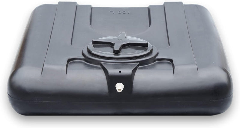 Gartendusche, Solardusche, Wassertank für die Gartendusche, Wassertank PE 100L inkl. Füllventil &