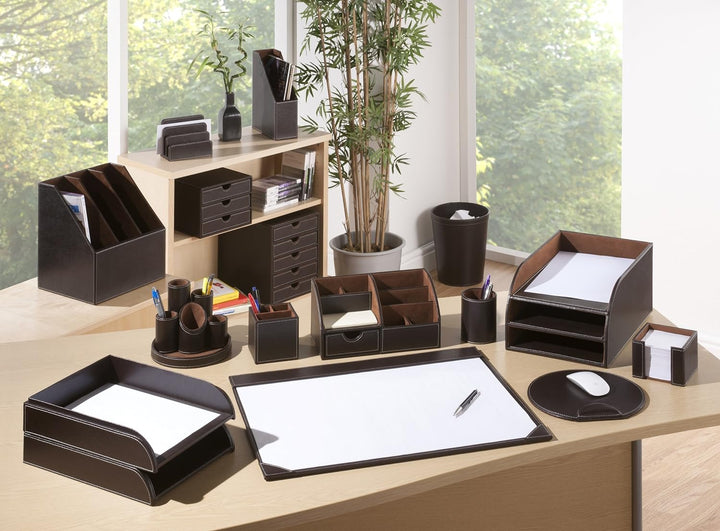 Osco BPU3TT Luxus Faux Leder, Büromaterial-Bürobedarf, braun Braun Single, Braun Single