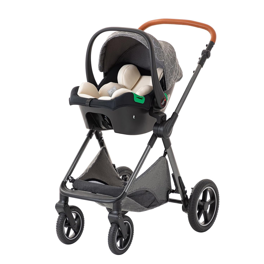 kinderwagen 3 in 1 Kombikinderwagen für Neugeborene robustes leichtes Aluminiumgestell geeignet bis