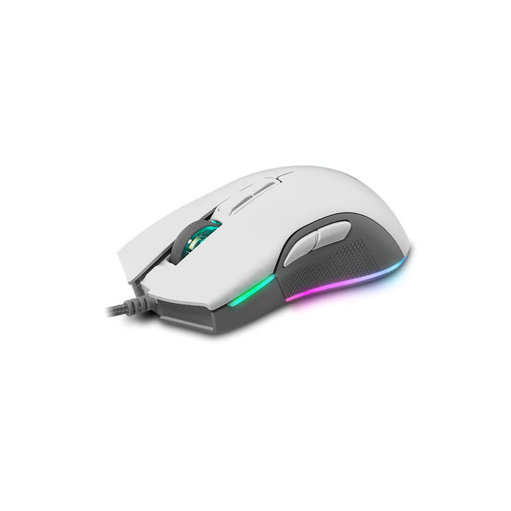 Newskill Eos Ivory Professionelle Gaming-Maus mit RGB-Beleuchtung, 16000 dpi und optischem Sensor Pi
