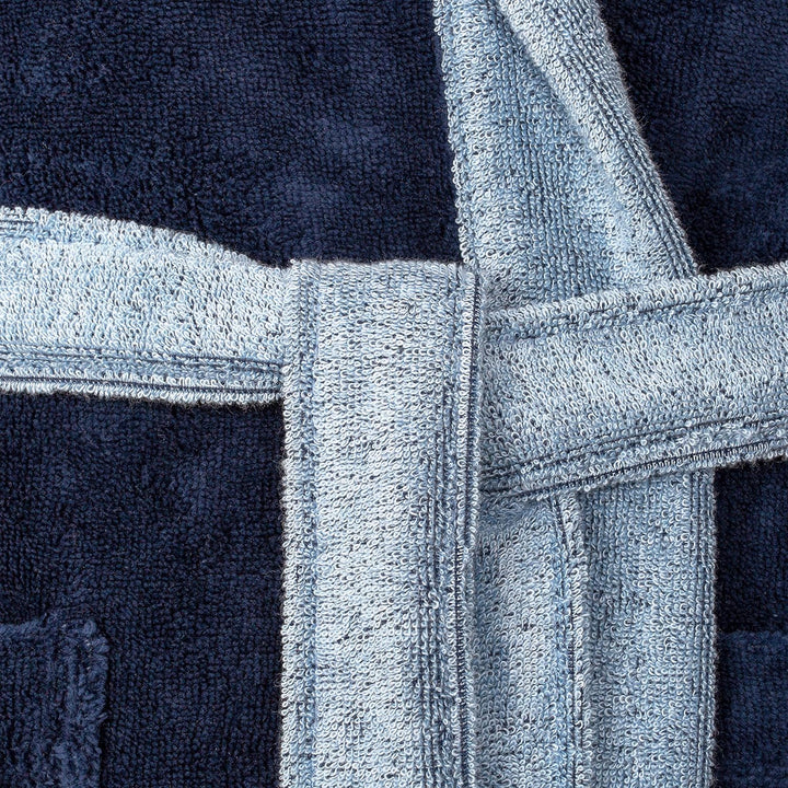 Vossen Damen & Herren Bademantel Poppy, Blau (Winternight 004)