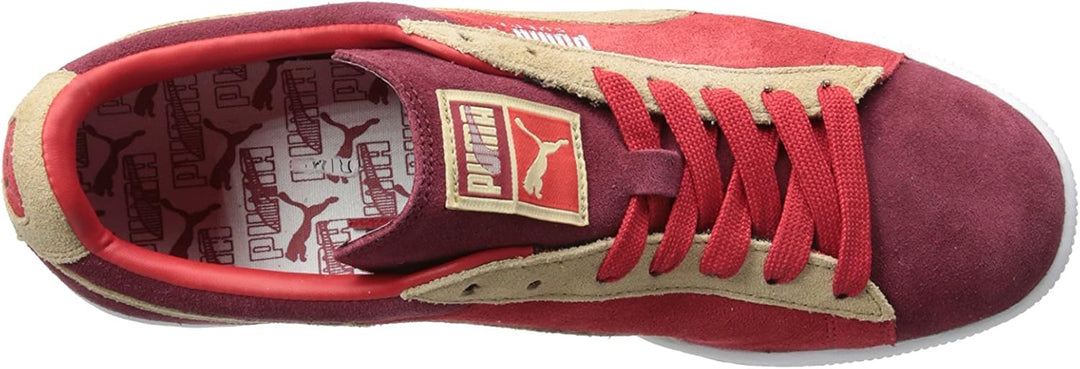 PUMA Jungen Suede Classic Casual Emboss Low-Top Sneaker 42.5 EU Elegant, 42.5 EU Rosso Pomegrante