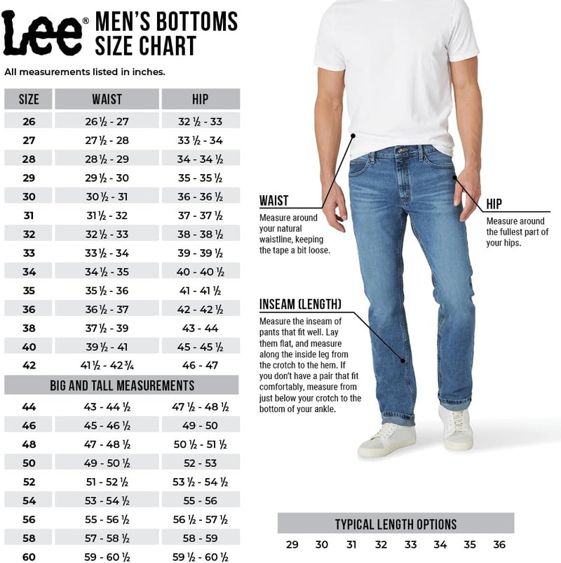 Lee Herren Performance Series Extreme Comfort Straight Fit Pantperformance Hose mit gerader Passform