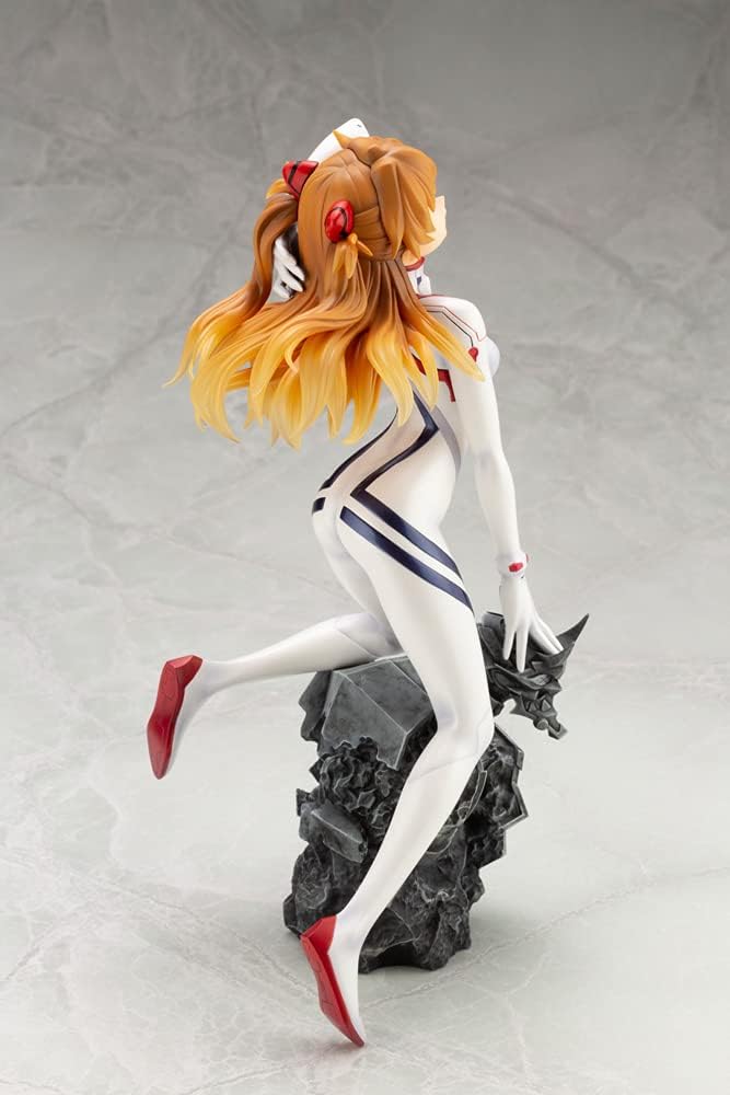 Kotobukiya Evangelion 4 PVC Statue 1/6 Asuka Shikinami Langley White Plugsuit Ver. 23 cm