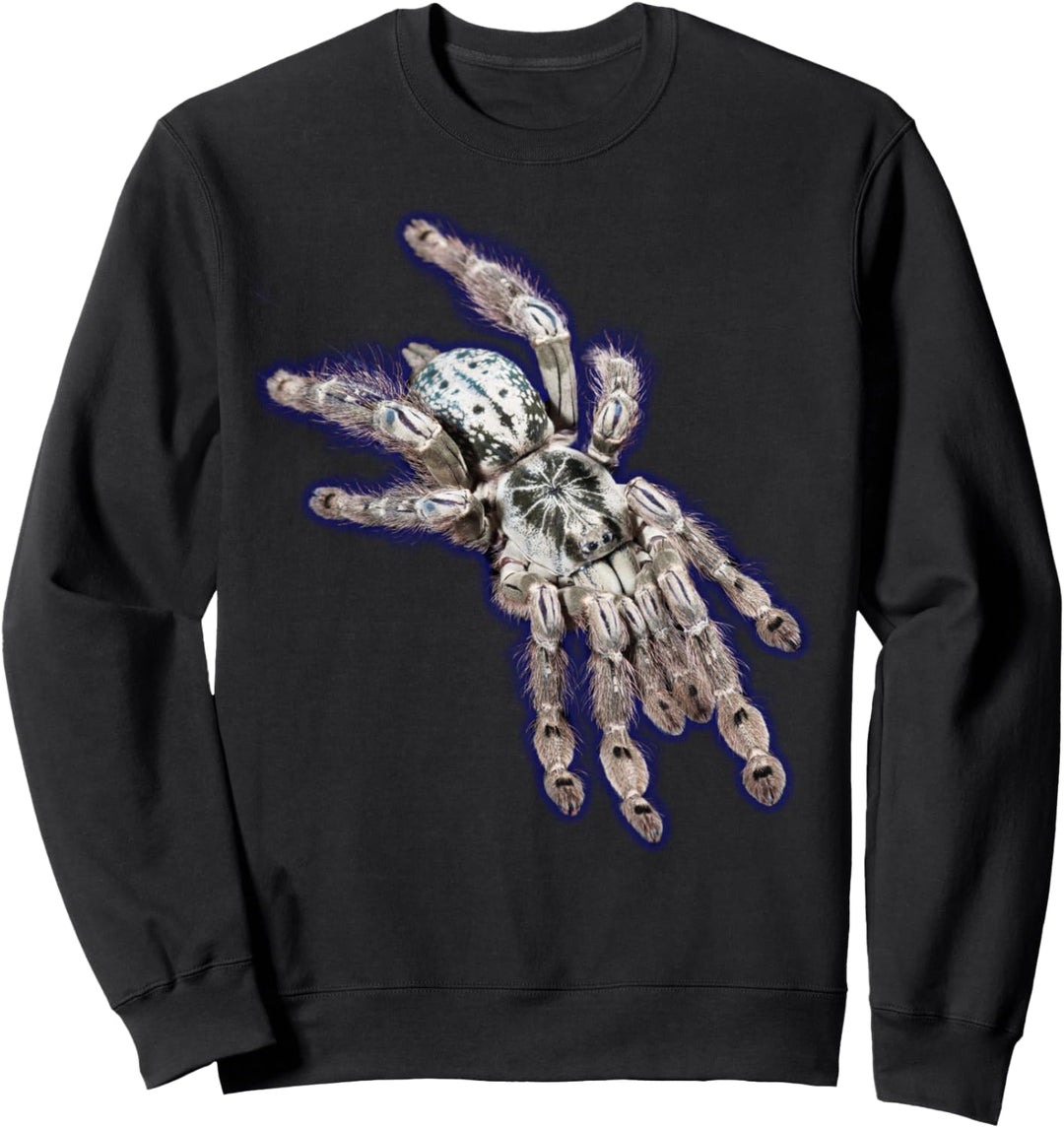 Tarantel Weiss Spinne Togo Starburst Pavian Sweatshirt