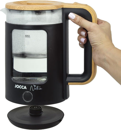 JOCCA - Elektrischer Wasserkocher 1,8| Schneller Kocher| 360º drehbare Basis| Automatische Abschaltu