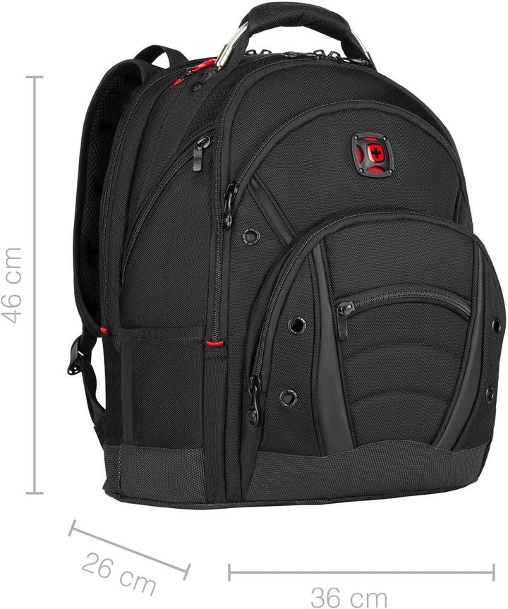WENGER Synergy Deluxe Laptop-Rucksack mit Tabletfach, Notebook 14 bis 16 Zoll, Tablet bis 10 Zoll, O