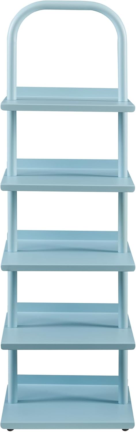 [en.casa] Schuhregal schmal für Kinder Poytya Schuhablage hoch für 5 Paare Organizer Standregal mit