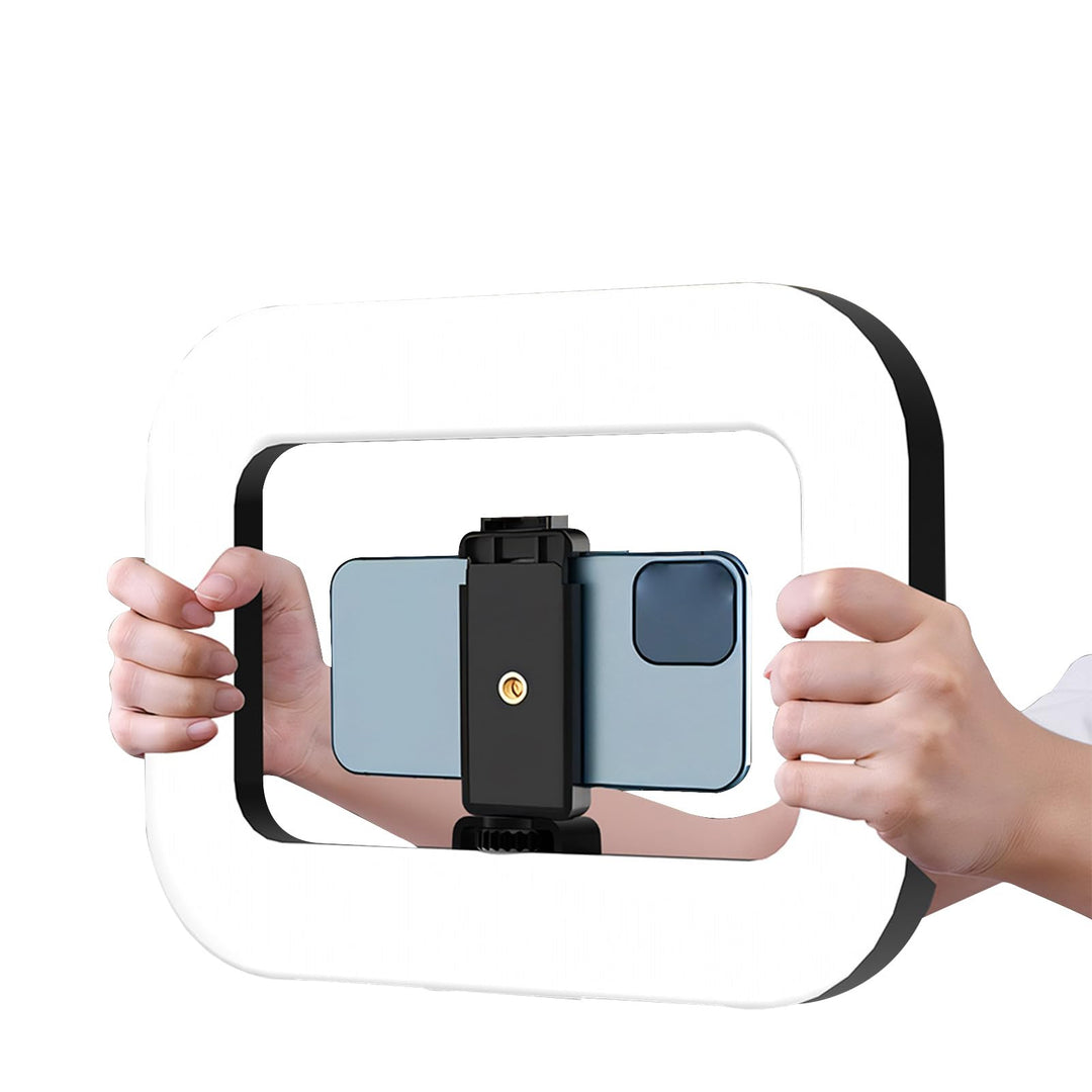 Fabater Wiederaufladbares Smartphone-Ring-Selfie-Licht-Set, Video-Maker, 240 LED-Perlen-Ring, 20 W L