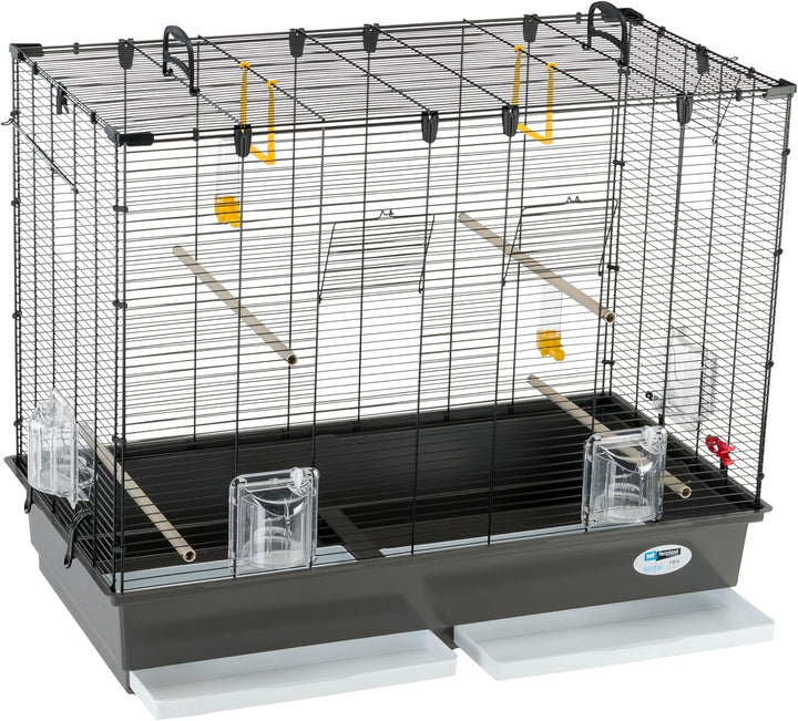 Ferplast Vogelheim für Kanarienvögel, Sittiche und kleine Exoten, Masse: 87 x 46,5 x 70 cm,