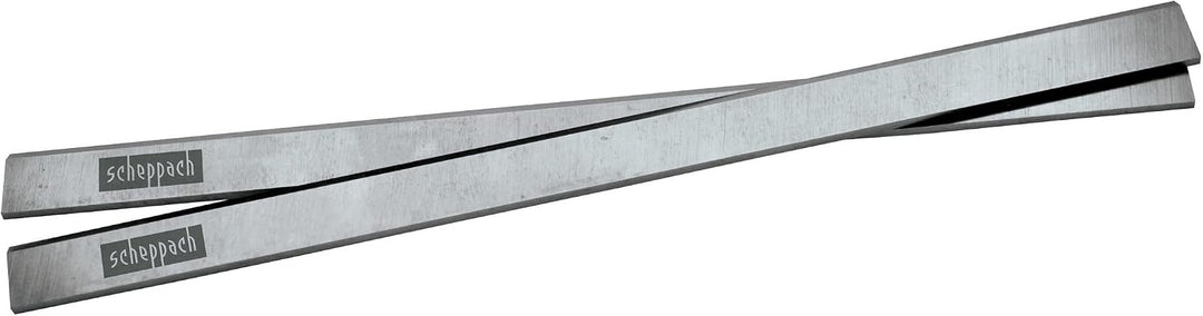 Original Scheppach HSS Hobelmesser Ersatzmesser | 261x16,5x1,5 mm | Set bestehend aus 2 Stück | Pass