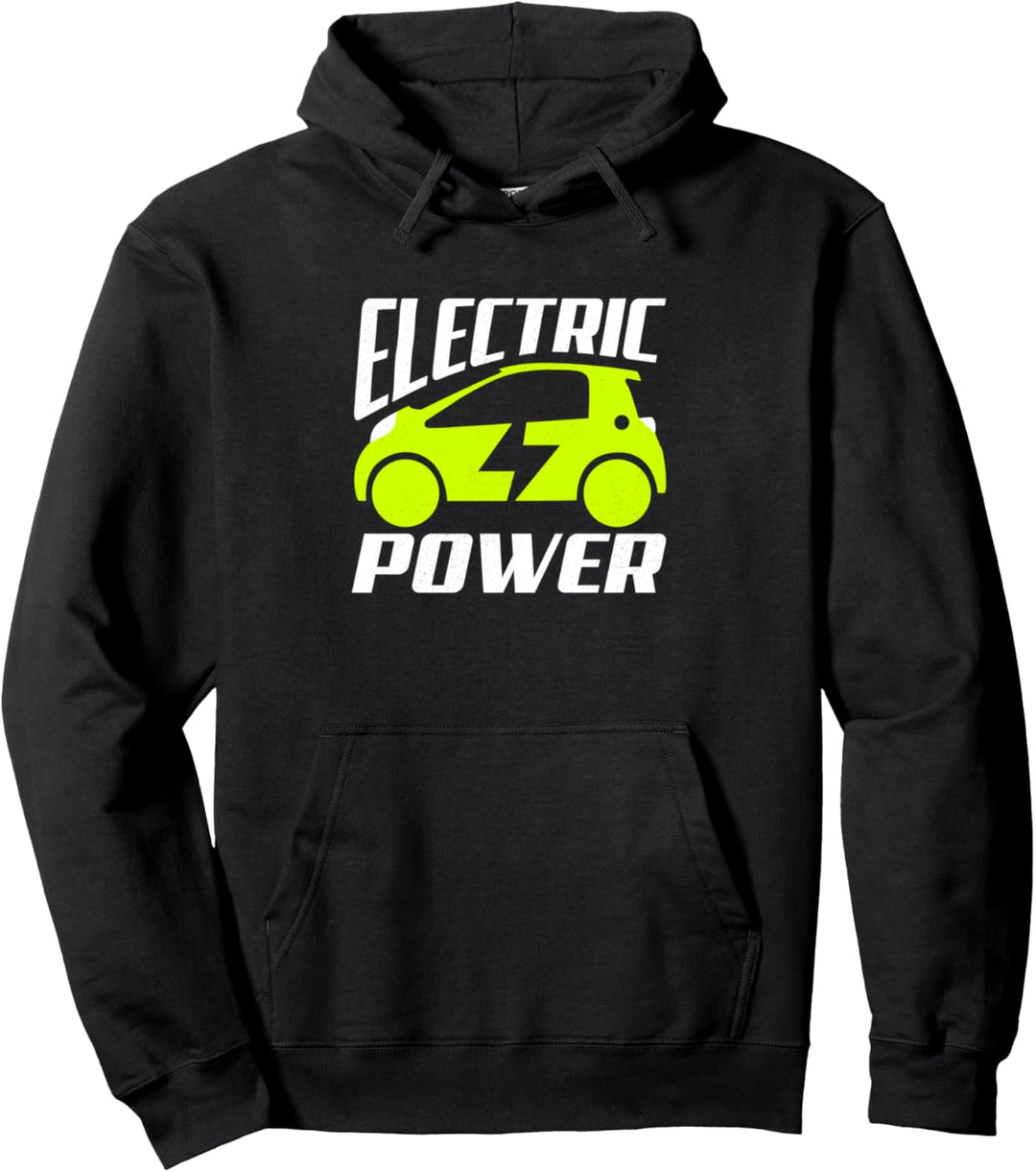 Elektroauto E-Auto E Auto Hybrid Elektromobilität Geschenk Pullover Hoodie