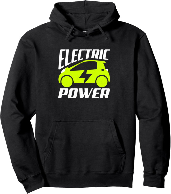 Elektroauto E-Auto E Auto Hybrid Elektromobilität Geschenk Pullover Hoodie