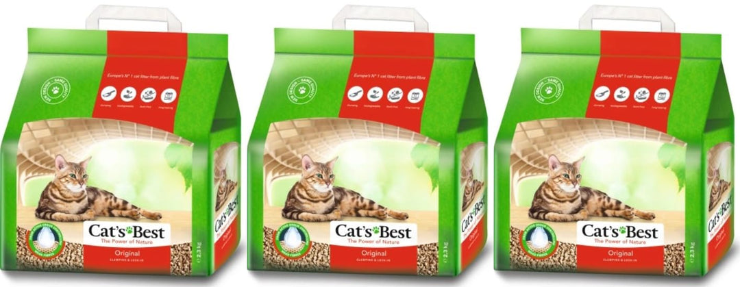 Cat's Best Cata € ™ S Beste Original Litiã¨Re für Katzen vA © ga © Tale 2.3kg (3er-Pack) 1