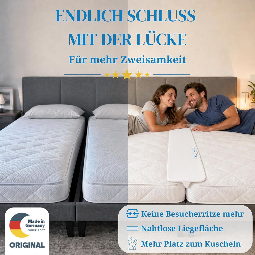 PROCAVE Besucherritzenfüller als Doppelbettbrücke aus Schaumstoff 25 x 200 cm, ein Matratzen Ritzenf