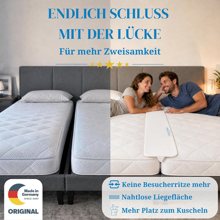 PROCAVE Besucherritzenfüller als Doppelbettbrücke aus Schaumstoff 25 x 200 cm, ein Matratzen Ritzenf