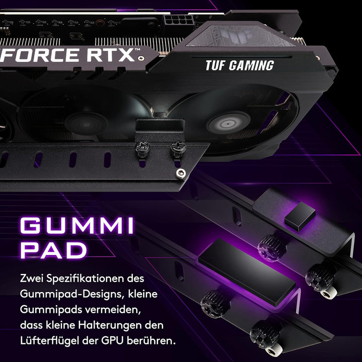 EZDIY-FAB GPU-Halter Halterung Grafikkarte GPU-Unterstützung Videokartenhalter Sag Halter/Holster Un