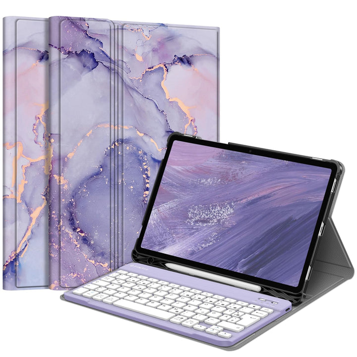 FINTIE Tastatur Hülle für Samsung Galaxy Tab S10 Lite/S10 FE/S9 FE 10.9" & S9 11" Tablet, Keyboard C