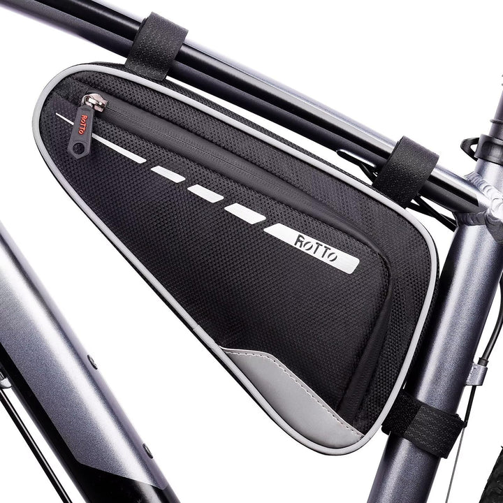 ROTTO Fahrrad Rahmentasche Dreieckstasche Wasserdicht 2l Fahrradtasche Rahmen Triangeltasche mit Ref